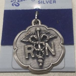 Vintage Beau sterling silver Registers Nurse Charm
